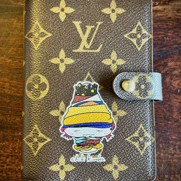 RARE LOUIS VUITTON x TAKASHI MURAKAMI x MOCA Chibi Kinoko PM Monogram AGENDA - Picture 1 of 13